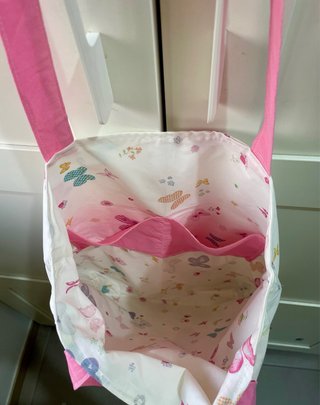 Bolso Tote Mariposas Hecho a Mano