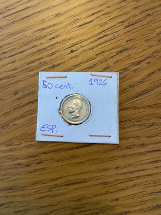 50 céntimos España 1926 Alfonso XIII