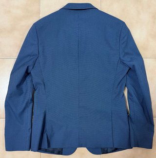 Abito completo uomo David Naman blu micro-fantasia
