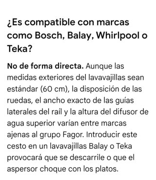 Cesto/carro inferior de lavavajillas FAGOR
