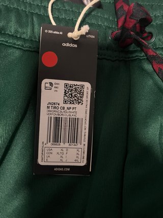 Pantalón Adidas Verde Talla XL Nuevo