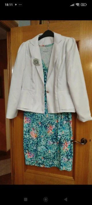 Conjunto Vestido y Chaqueta