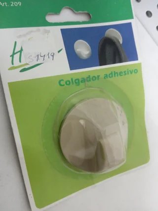 Lote 29 blisters Perchas Adhesivas Bricolage