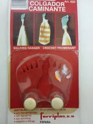 Lote 29 blisters Perchas Adhesivas Bricolage