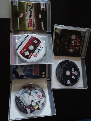 Lote 3 Juegos PS3: FIFA 18, PES 2009, PES 2014