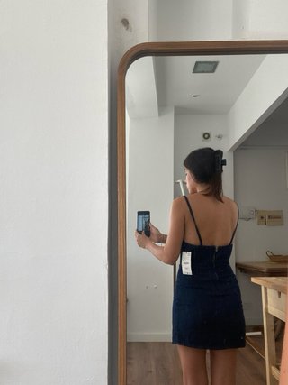 Vestido tejano ajustado