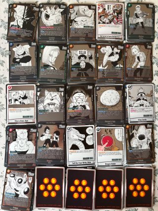 Lote 95 Cartas Dragon Ball Super