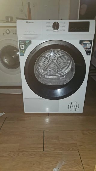 Secadora Hisense 8kg Bomba Calor