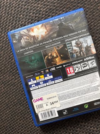 PS4 Call of Duty: Modern Warfare Juego