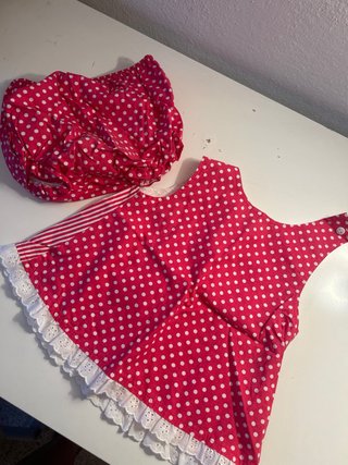Vestido y braga niña verano 18 meses