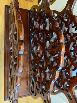 Mueble Botellero/Revistero antiguo de caoba
