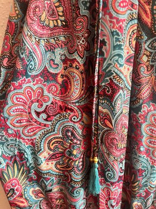 Vestido largo boho estampado S/M