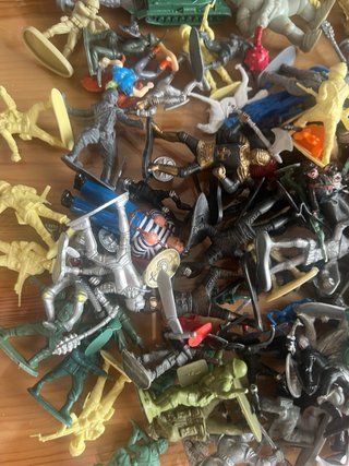 Lotto di soldatini vintage e action figure