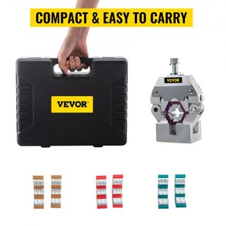 71550 Herramienta de Crimpado Manual Hidráulica Portátil para Mangueras y Herramientas de Reparación Crimpadoras Operadas Manualmente Kit de Herramientas Crimpadoras de Mangueras de A/C Duradero c...