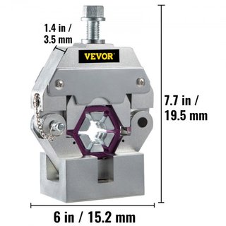 71550 Herramienta de Crimpado Manual Hidráulica Portátil para Mangueras y Herramientas de Reparación Crimpadoras Operadas Manualmente Kit de Herramientas Crimpadoras de Mangueras de A/C Duradero c...