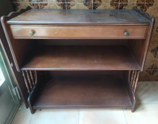 Mesa Auxiliar Madera Vintage