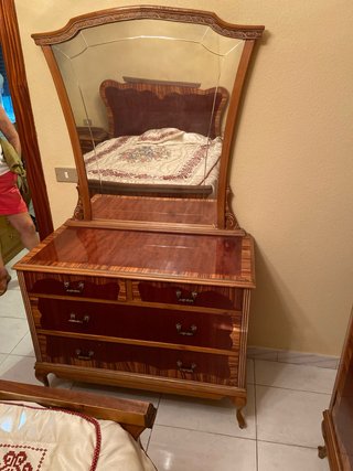 Conjunto de dormitorio madera
