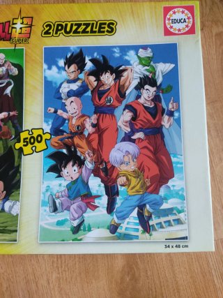 2 Puzzles Dragon Ball Super 500 piezas