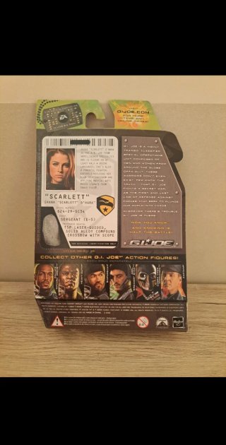 Gijoe G.I Joe GI Joe figura Scarlett O'Hara ROC