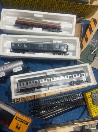 Lote trenes y vías escala N