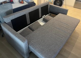 Divano Letto 3 Posti Ikea Friheten Grigio