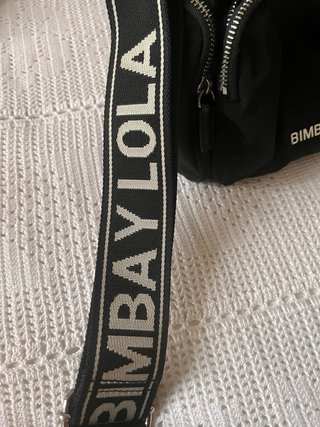 Bolso Bimba y Lola Nylon Negro Mediano