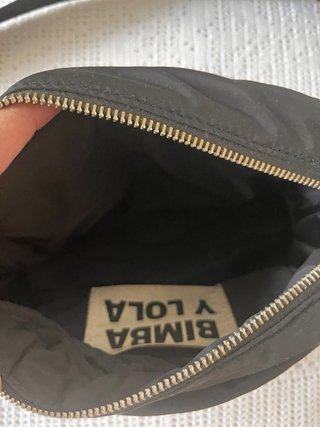 Bolso Bimba y Lola Nylon Negro Mediano