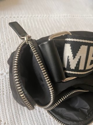 Bolso Bimba y Lola Nylon Negro Mediano