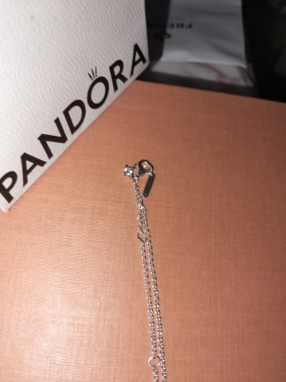 Collar Pandora Corazón Plata