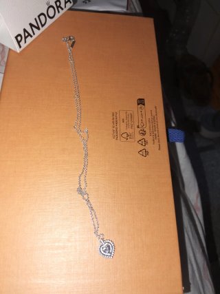 Collar Pandora Corazón Plata