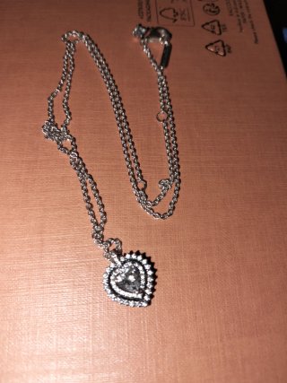 Collar Pandora Corazón Plata