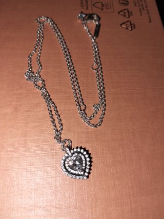 Collar Pandora Corazón Plata