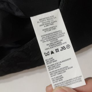 Carmen Marc Valvo  Mini vestido cóctel negro M