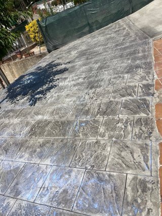 Hormigón impreso para exteriores