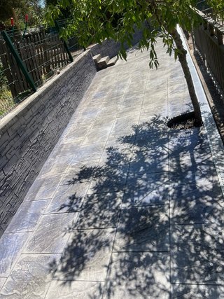 Hormigón impreso para exteriores