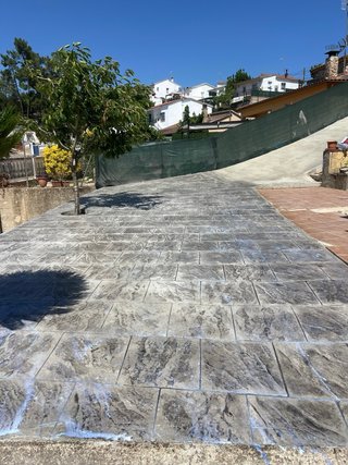 Hormigón impreso para exteriores