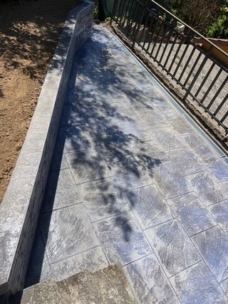Hormigón impreso para exteriores