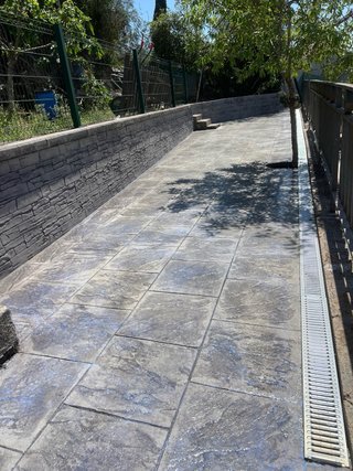 Hormigón impreso para exteriores