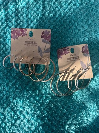 Pendientes Sfera Aro Dorados y Plateados