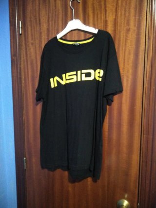 Camiseta Negra INSIDE Talla M
