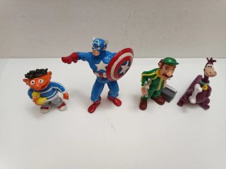 Figuras PVC Variadas (Capitán América, Ernie, etc.