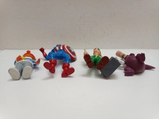 Figuras PVC Variadas (Capitán América, Ernie, etc.