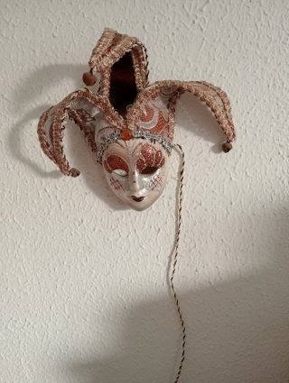 Máscara Carnaval Colgar Pared Pequeña