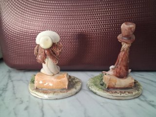 Pareja Porcelana Lino Zampiva