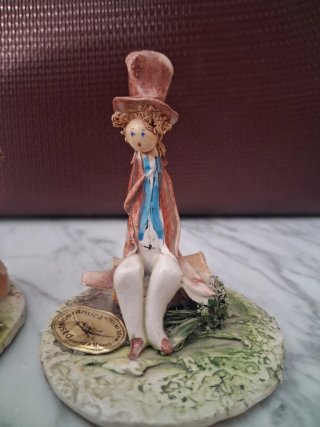 Pareja Porcelana Lino Zampiva