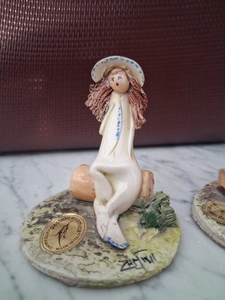 Pareja Porcelana Lino Zampiva