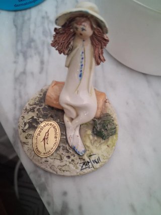 Pareja Porcelana Lino Zampiva