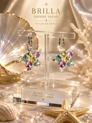 Pendientes artesanales Mar Bisbal