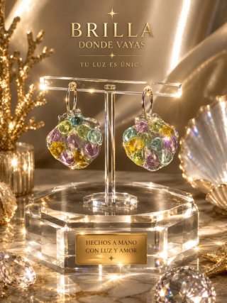 Pendientes artesanales Mar Bisbal