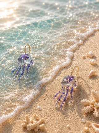 Pendientes artesanales Mar Bisbal